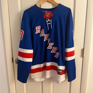 NHL Blue and Red Rangers Jersey